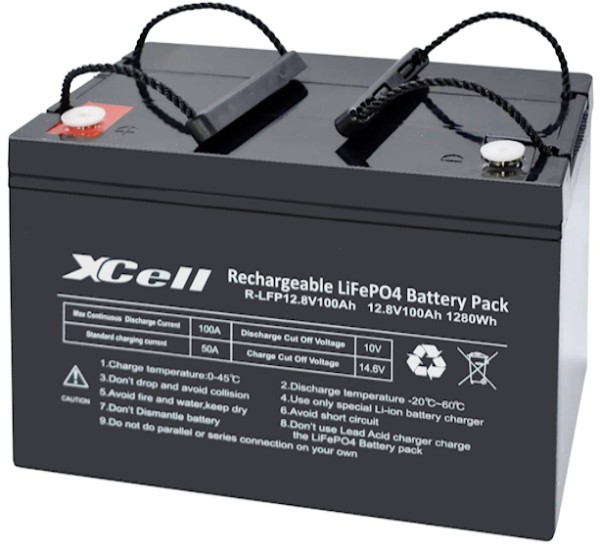 XCELL LiFePo4 LFP12100 12V 100Ah