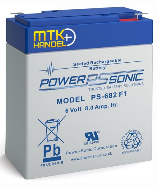 POWERSONIC PS682 / 6V 8Ah